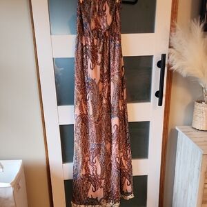 Love, Fire Vibrant Paisley Dress